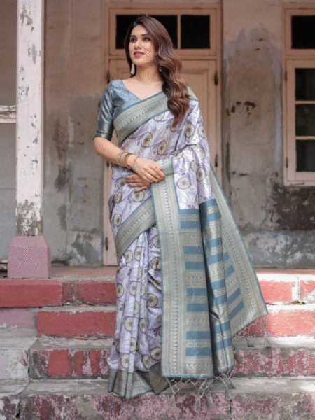 Asa Art-Inspired Festive Saree